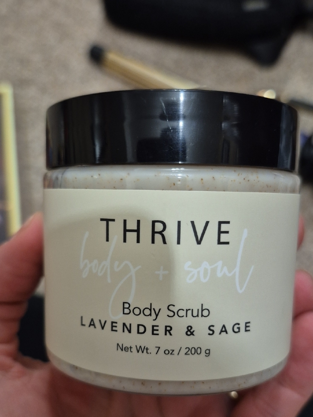 Thrive Lavender & Sage Body Scrub 7oz Jar NEW By Hobby Lobby